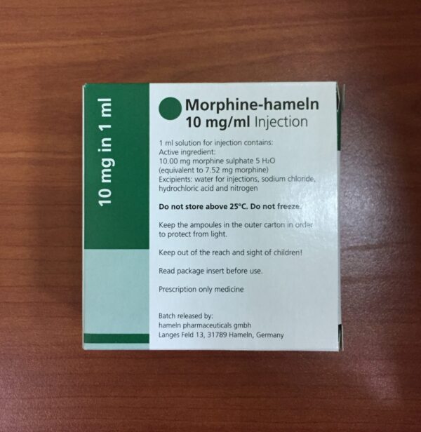 Buy Diamorphine Hydrochloride 10 mg Online